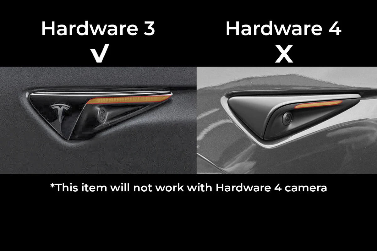 Tesla Model Y Carbon Fiber Camera Covers