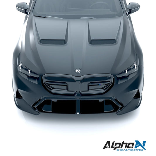 ALPHA-N Carbon Front Spoiler Corners M5 G9x