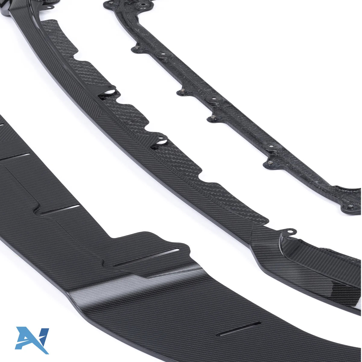 ALPHA-N carbon front spoiler class 3 - with adjustable splitter suitable for M2 G87