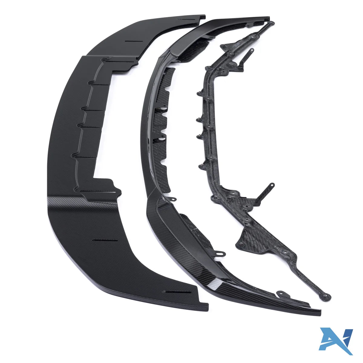 ALPHA-N carbon front spoiler class 3 - with adjustable splitter suitable for M2 G87