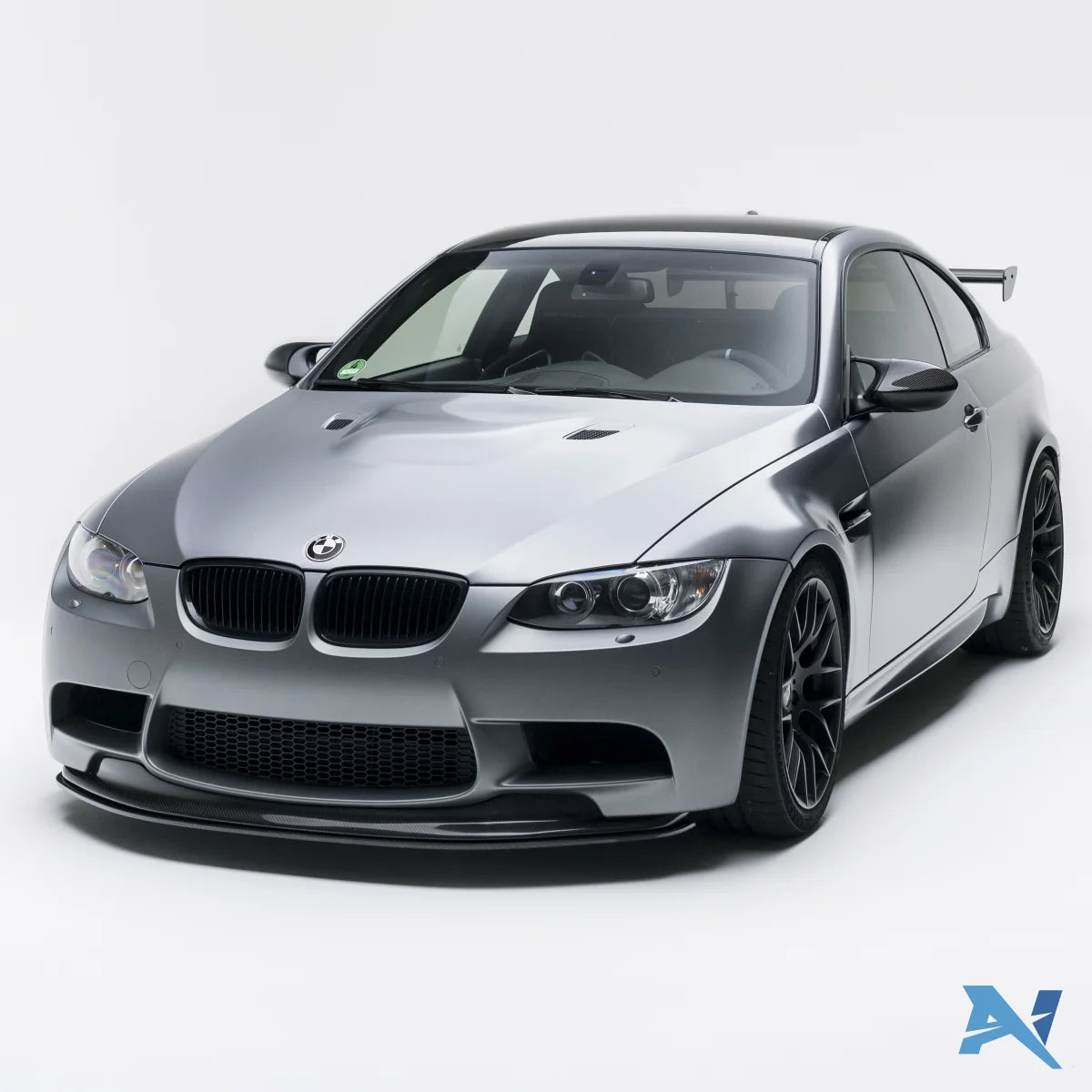 ALPHA-N carbon front spoiler with adjustable splitter suitable for M3 e92/M3 e90