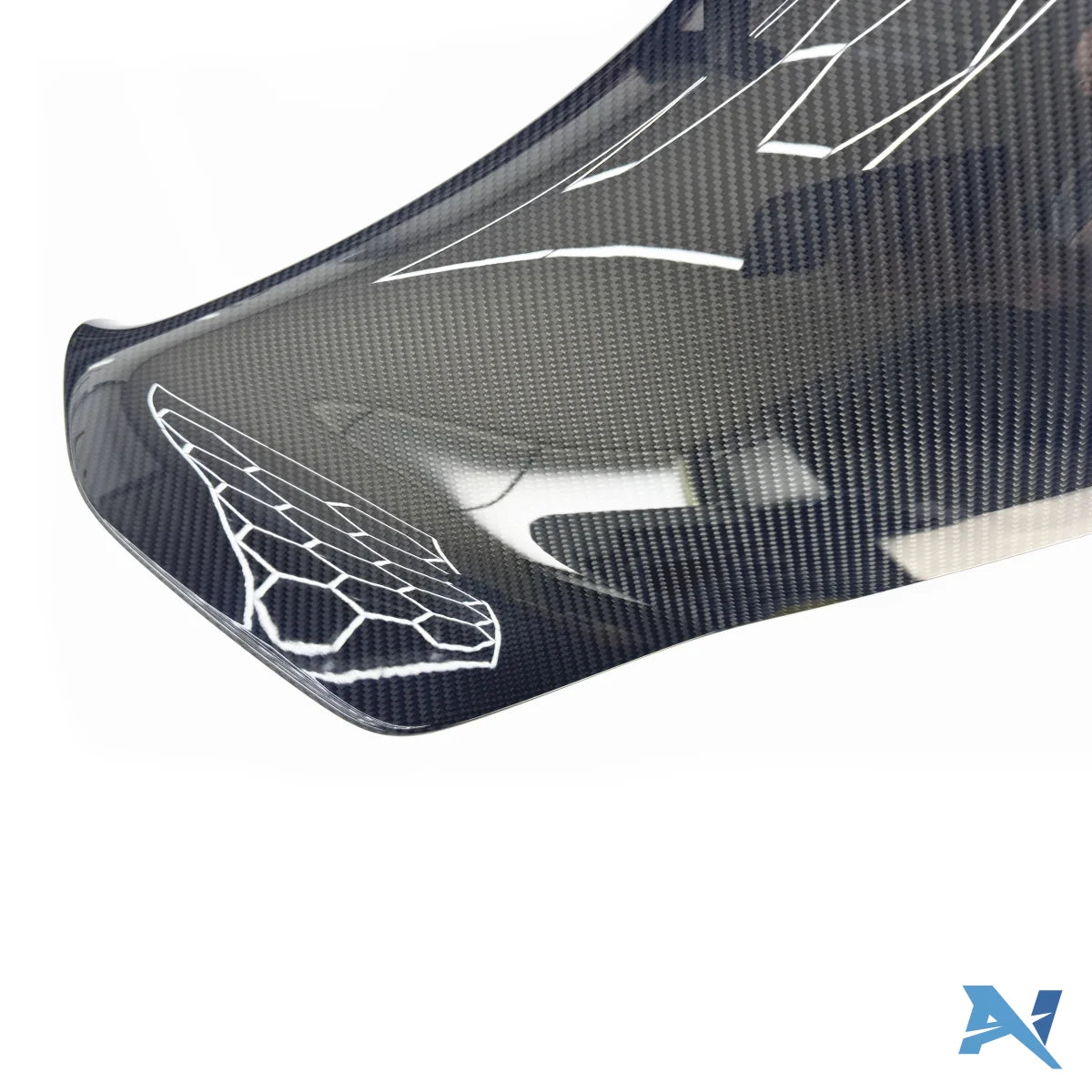 ALPHA-N Carbon SN rear wing