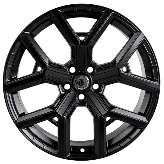 22" WX 2: 4 WHEEL Package (Staggered Setup 2 x Front , 2 x Rear), Satin Black